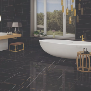 Carrelage mural et de sol en porcelaine haute brillance Saint Laurent, multi-tailles, poli, pour hôtels et villas modernes - Product Image 1