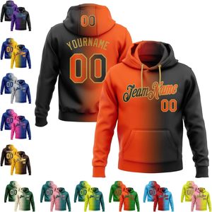 Fanscustom Custom Gradient <b>Baseball</b> Pullover Sweatshirts Personalized Team <b>Set</b> with Stitched Name Number Design Custom Hoodies - Product Image 3