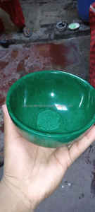 Vente en gros Bol en résine sophistiqué avec design marbré naturel Accessoires de salle à manger polis écologiques pour les fêtes de décoration intérieure - Product Image 3