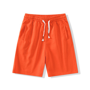 Men's Solid Color Drawstring Bermuda <b>Shorts</b> Casual Knitted Mid Waist Breathable Cotton <b>Shorts</b> - Product Image 3