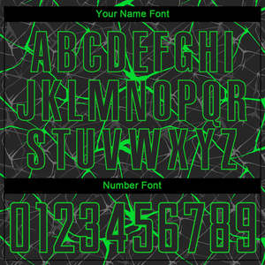 Maillot de football personnalisé vert néon noir motif éclair électrique Tenue de football personnalisée Vêtements d'entraînement Kit de sport d'équipe - Product Image 5