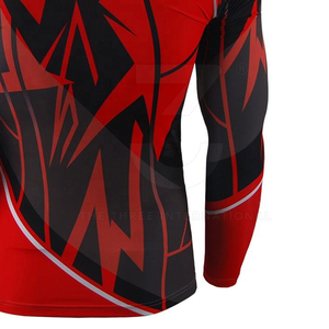 Professional Training Wear <b>Men</b> Rash Guards <b>Compression</b> Top Quick Dry Spandex/Polyester Full Sleeve Factory Direct Price Online - Product Image 6
