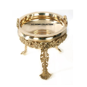Cuenco Urlis de metal de primera calidad, chapado en oro de alto grado, con diseño único de pájaros, para decoración de centros de mesa de hotel. - Product Image 2