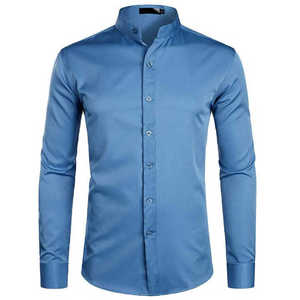Chemises en flanelle tricotée décontractées style streetwear pour hommes – Couleurs et tailles personnalisables – Coton brossé épais – Doublure chaude et écologique - Product Image 3