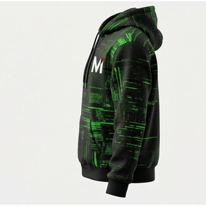 Sudadera con Capucha Personalizada por Sublimación, Estampado Gráfico en Toda la Superficie, Sudadera de Forro Polar para Hombre, Estilo Urbano, Sudadera Extra Grande - Product Image 5