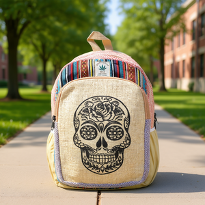 Hemp Cotton <b>Student</b> <b>Backpack</b> - Product Image 3