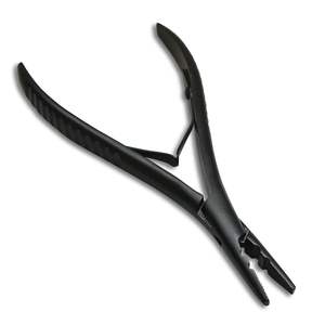 Pince à extensions capillaires professionnelle Obexa en acier inoxydable à 2 trous, outil multifonctionnel pour usage commercial, micro-anneaux, perles, liens - Product Image 1