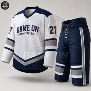 Unique Custom Team Wear Breathable Training Apparel Sublimated Design Private Lable Premium Quality Ice Hockey Uniform Sets - Product Image 2