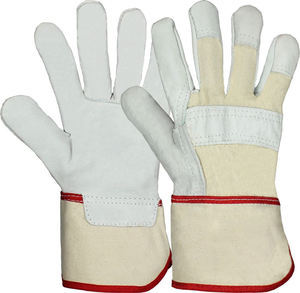 Guantes de Trabajo Personalizados de Piel de Vacuno Dividida, Nuevo Estilo, Resistentes al Aceite, Anti-químicos, Antideslizantes, Duraderos, Antiestáticos, Sin Silicona - Product Image 6