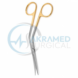 Tijeras Quirúrgicas Aston SuperCut Manual TC de 5.5 Pulgadas (14 cm) con Hojas Dentadas Anguladas de Carburo de Tungsteno, Certificación CE - Product Image 5
