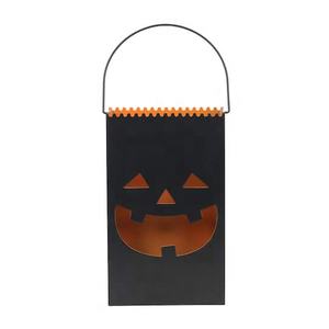 Lanternes colorées en fer forgé faites à la main en forme de sac, sans plomb, pour bougies votives, décoration d'Halloween 2026, vente chaude - Product Image 5