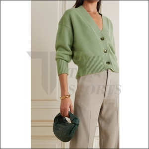 เสื้อคาร์ดิแกนถักมือคุณภาพสูงสำหรับทุกเพศ ลายปะติดปะต่อ กันยับ พิมพ์ลายเรืองแสง ปักลาย ถักด้วยคอมพิวเตอร์ - Product Image 2