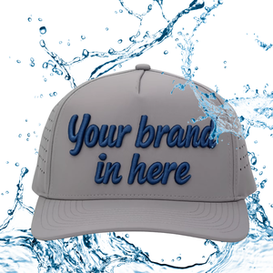 Gorra de Béisbol Personalizada de 5 Paneles, Gorra de Golf Perforada con Corte Láser, Estilo Deportivo, Gorra de Alto Rendimiento, Impermeable, con Visera Curva y Cuerda - Product Image 1