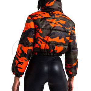 Chaquetas acolchadas de camuflaje personalizadas para hombre, chaqueta acolchada corta de camuflaje para mujer, chaquetas acolchadas de camuflaje premium, chaquetas cómodas para mujer - Product Image 4