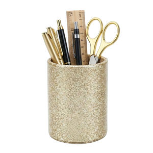 Custom Fashion Glitter <b>Makeup</b> Brush <b>Holder</b> Round <b>Makeup</b> Organizer For Desktop <b>Makeup</b> Storage and Gift Use - Product Image 5