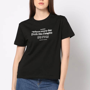 Camiseta Personalizada OEM para Mujer, Corte Regular, Algodón Premium, Ropa Casual de Moda, Secado Rápido, Transpirable, Protección UV para el Verano y Uso Diario - Product Image 1