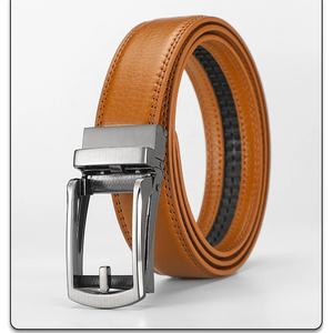 Ceinture en cuir véritable boucle réglable haute qualité hommes hommes accessoires concepteur personnalisé vente en gros hommes ceinture en cuir véritable - Product Image 3