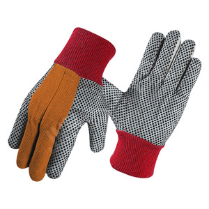 New Design Custom Logo Gardening Gloves Polka Dotted Nylon Knitted General Purpose <b>Safety</b> Gloves Waterproof Breathable <b>Safety</b> - Product Image 4