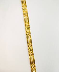 22K Solid Gold Men's Luxury Fancy Link Chain Bracelet-Daily Wear <b>Gift</b> for Party Occasions - Product Image 2