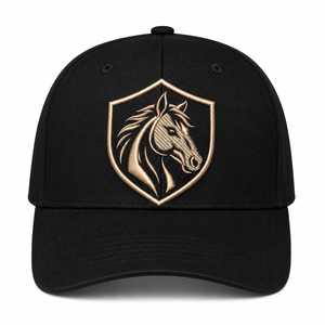 Gorra de caballo bordada personalizada, de alta calidad y lujo. - Product Image 2
