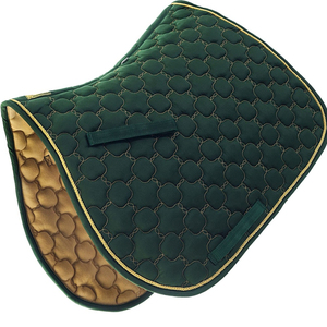 2026 Best Quality Eco-friendly Material Competition Dressage Riding Horse Saddle <b>Pads</b> Soft Cotton Satin Numnah Blanket <b>Foam</b> - Product Image 2