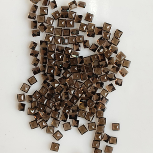 ควอตซ์สโมคกี้ธรรมชาติ 2.5 มม. ทรงสี่เหลี่ยมเจียระไนแบบสเต็ปคัท คุณภาพดีที่สุด พลอยเม็ดเดี่ยวสำหรับทำเครื่องประดับและสร้อยคอ - Product Image 4