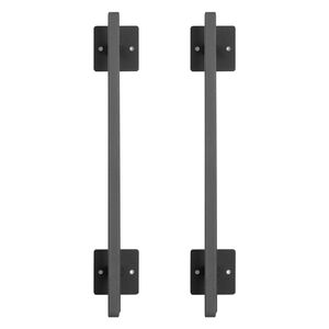 Manijas para Puertas de Granero, 2 Piezas, 12.6 Pulgadas, Manijas Rústicas para Portones de Cerca, Revestimiento Resistente a la Oxidación, Acero al Carbono de Alta Resistencia, Manijas para Portones Exteriores - Product Image 5