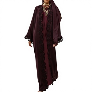 Best sale Kaftan Abaya Handmade Turkish Floor Length Long Sleeve Soft Breathable Fabric Loose Fit Casual Party Wear - Product Image 2