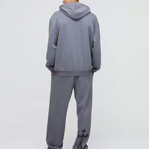 Survêtement de jogging pour homme, sweat-shirt et pantalon de survêtement, grandes tailles, hiver, adulte, personnalisable - Product Image 2