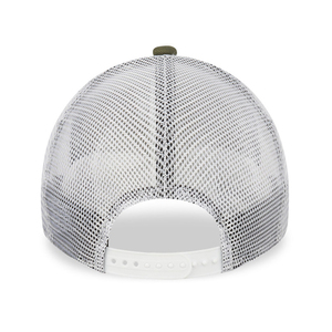 White Mesh Trucker Hat 6-Panel Adjustable Unisex Casual Spring Summer Breathable Adult 2027 - Product Image 5