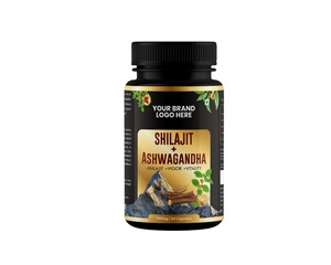 Cápsulas de Mezcla Premium de Shilajit y Ashwagandha, Apoyo Diario para la Vitalidad - Product Image 1