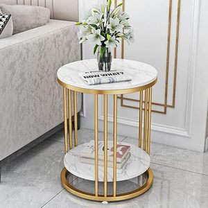 Elegant Round Metal <b>Side</b> <b>Table</b> For Modern Home Furniture Bedroom Corner And <b>Sofa</b> <b>Side</b> Decoration - Product Image 5