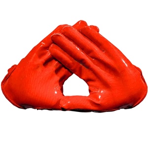 Gants de football américain tendance, personnalisés, confortables, doux, avec poignées antidérapantes, séchage rapide et respirants, en cuir, pour adultes - Product Image 5
