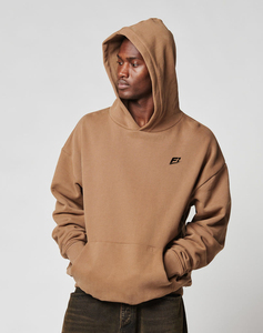 Sudaderas con Capucha para Gimnasio, Resistentes, 450GSM, Cómodas, Transpirables, para Hombre, Hombros Caídos, Logotipo Personalizado, 100% Algodón, Color Liso - Product Image 2