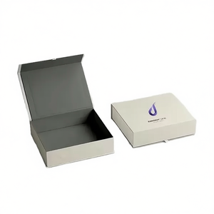 Boîte cadeau rigide bio, boîte en papier biodégradable de qualité supérieure pour emballage d'électronique, boîte cadeau luxe sur mesure, emballage pour vêtements - Product Image 4