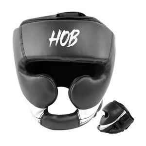 Protector de Cabeza de Boxeo Estilo Profesional, Casco de Boxeo y Karate, Protector de Cabeza de Cuero con Logotipo Personalizado, Nuevo - Product Image 1