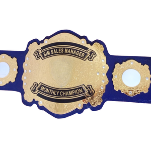 Cinturón de Campeón Mensual para Gerente de Ventas de SIM, Premio Corporativo Personalizado, Trofeo de Alta Calidad, Cinturón Deportivo Personalizado, Reconocimiento Único - Product Image 2