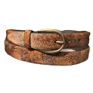 Cinturón de Estilo Occidental Vintage, Duradero, de Alta Resistencia, con Hebilla de Aleación Resistente, Impresión por Transferencia de Calor, Longitud Ajustable - Product Image 1