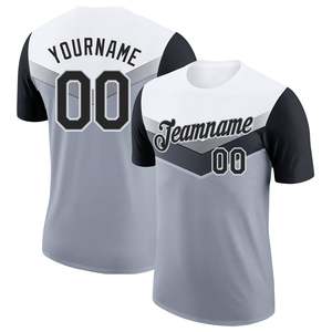 Camiseta Deportiva Personalizada con Contraste de Color, Uniforme de Club, Nombre y Número del Equipo, Fabricante de Marca Privada - Product Image 1
