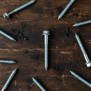 Premium Hex Head Lag <b>Screws</b> - Class 4 Coarse Wood Thread Hardened Carbon Steel Fasteners - Product Image 6