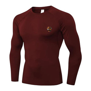 Fashion Wear Solid Color Men Casual Compression Shirts Breathable Winter Wear Made in Pakistan - Product Image 1