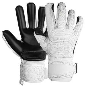 Guantes de portero de fútbol con agarre fuerte, protección para los dedos y doble protección para la muñeca, ideales para partidos. - Product Image 1