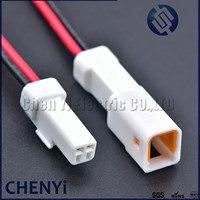 Konektor Elektronik Tahan Air 2 Pin Otomatis dengan Kabel Harness dan Sambungan Butt Plug 02R-JWPF-VSLE-S 02T-JWPF-VSLE-S JWPF-VSLE-D