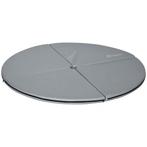 Tappetino Pieghevole per Pole Dance Grigio Chiaro 5 cm x 1,5 m, Extra Protettivo con Maniglia, Leggero per Studi di Danza - Product Image 1