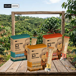 Wholesale 3in1 Hazelnut Bitter <b>Instant</b> <b>Coffee</b> 160g | Bulk Freeze Dried <b>Coffee</b> Powder | Premium Robusta Espresso Mix Full City+ - Product Image 6