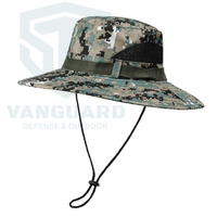 Topi Boonie Taktis Grosir, Topi Bucket Lebar Taktis, Topi Boonie Camo untuk Pria, Topi Matahari Hutan untuk Memancing, Berburu, Safari