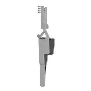 เครื่องมือผ่าตัดแบบ Cross Action Retractor ขนาด 4 นิ้ว ชนิดยึดติดกับผิวหนัง ฟันทื่อ 4x4 ทำจากสแตนเลสสตีล ใช้ซ้ำได้ - Product Image 5