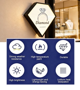 Custom Jewelry Shop Aluminum LED Rectangle Frameless Weatherproof Waterproof Lightbox <strong>Outdoor</strong> Business Signage Advertising <strong>Box</strong> - Product Image 6