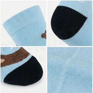 North Approach Crew <b>Socks</b> Otter Pattern Blue Breathable Adult Casual <b>Socks</b> Summer Season - Product Image 4