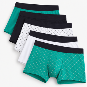Calzoncillos Bóxer de Algodón para Hombre, Diseño Nuevo, Cintura Baja, Color Sólido, Transpirables, Tallas Grandes - Product Image 4
